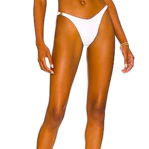 L* Space Ziggy Bitsy Bikini Bottoms in white